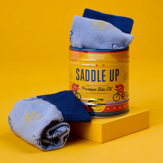 Calze da Ciclismo con Scatola in Metallo