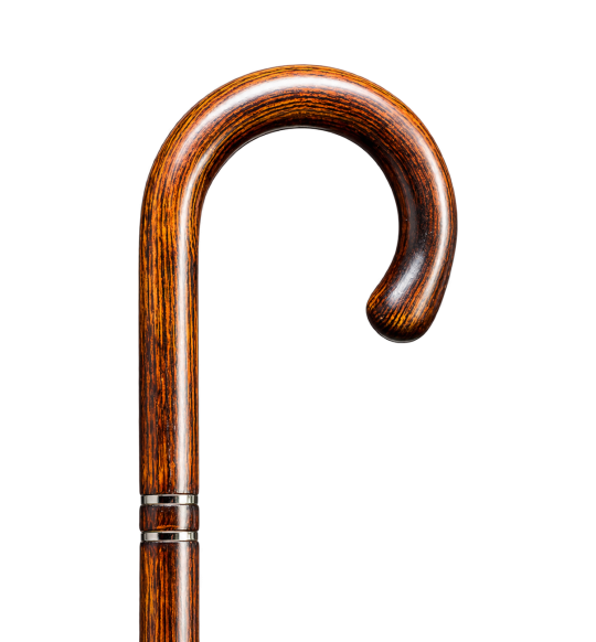 Ronde Double Bagues Gastrock – bastone in acacia su fondo trasparente
