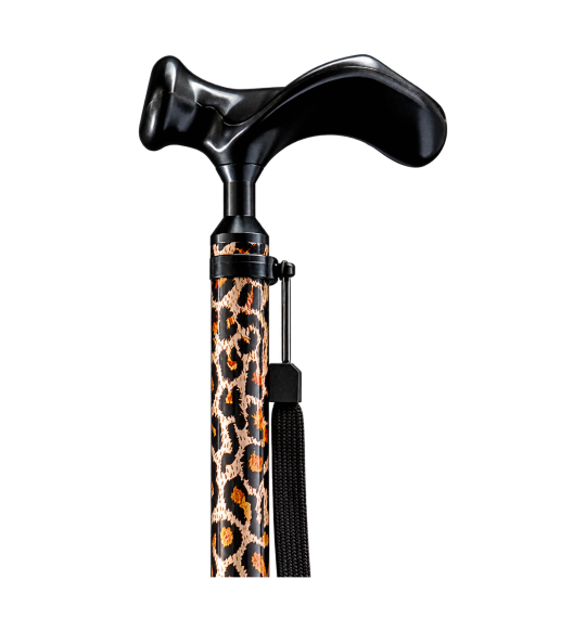 Léopard – bastone anatomico Comfort Gastrock – impugnatura su fondo trasparente