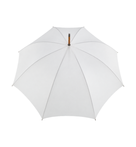 Ombrello Fox Umbrellas GT1 Bianco – manico in legno – vista principale