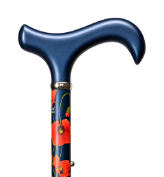 Gastrock Coquelicot – bastone regolabile con manico in carbonio su fondo trasparente
