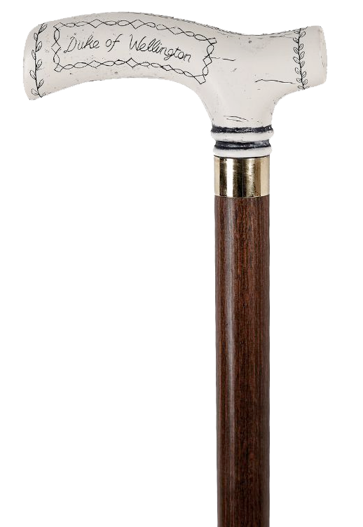 Bastone da collezione Duke of Wellington con impugnatura in resina Corinium