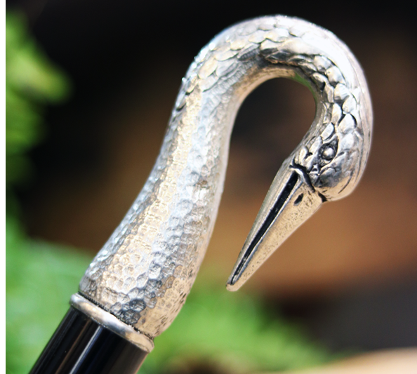 bastone di lusso con cigno