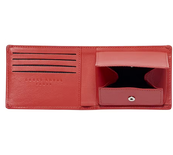 Portafoglio rosso Carré Royal