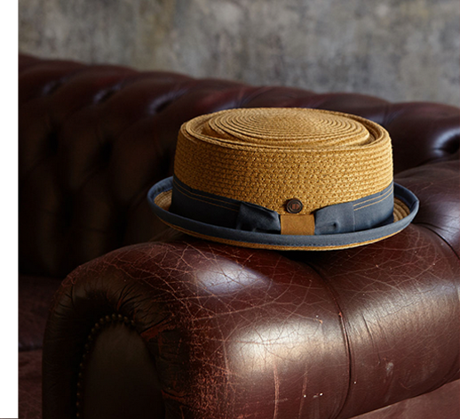 cappello pork pie estivo