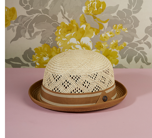 cappello bombetta estivo
