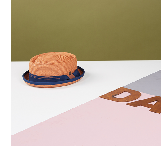 cappello pork pie estivo