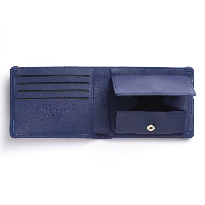 portafoglio blu navy Carré Royal